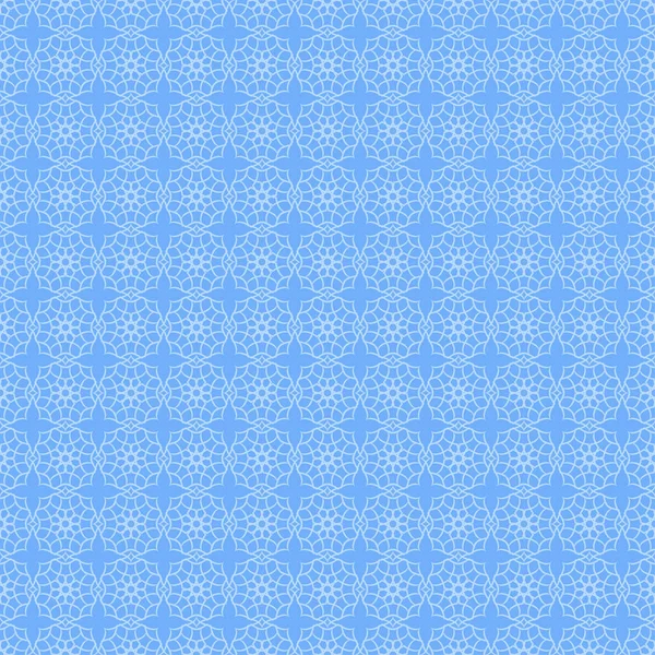 Patrón sin costura geométrica azul — Archivo Imágenes Vectoriales