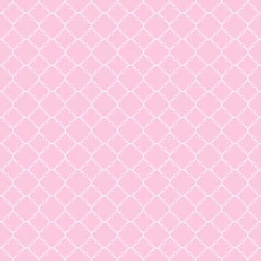 Quatrefoils ile Dikişsiz vintage desen.