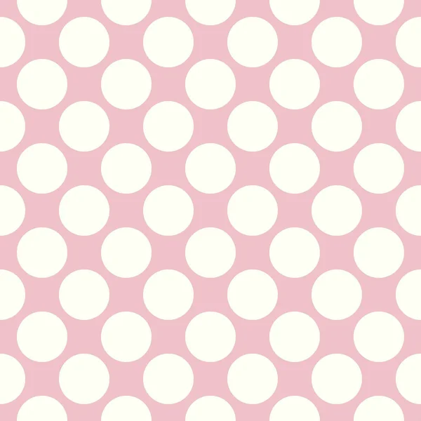 Rosa röd grå Polka dot bakgrundsmönster — Stock vektor
