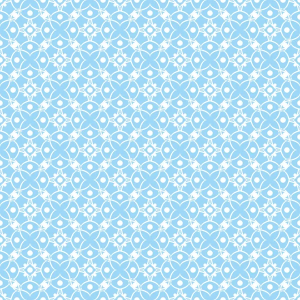 青の幾何学的なシームレス パターン — ストックベクタ