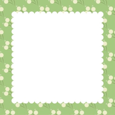 Küçük çiçek kartı