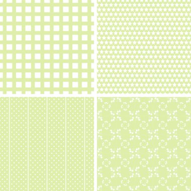 dört farklı desen vektör kümesi