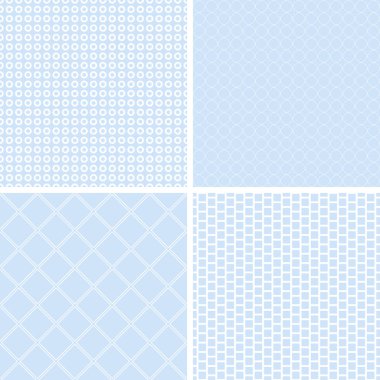 4 farklı Dikişsiz desen.