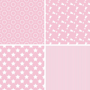 Vintage farklı vektör Dikişsiz desen.