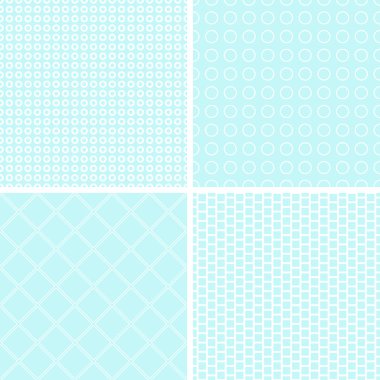 pastel retro farklı vektör Dikişsiz desen