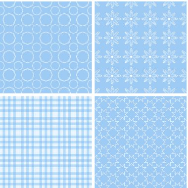 Retro farklı vektör Dikişsiz desen.