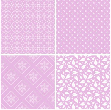 Yumuşak farklı vektör Dikişsiz desen.