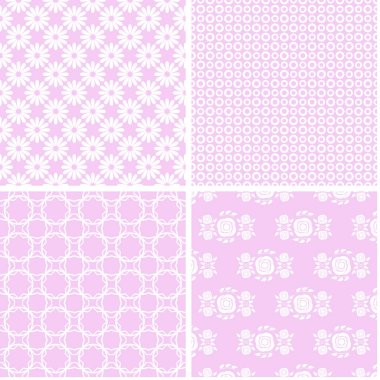 farklı vektör Dikişsiz desen.