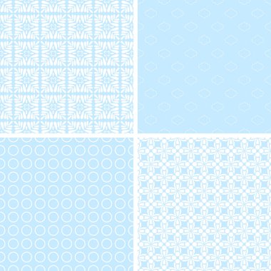 Retro farklı vektör Dikişsiz desen.