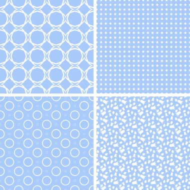 Retro farklı vektör Dikişsiz desen.