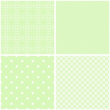 Yumuşak farklı vektör Dikişsiz desen.