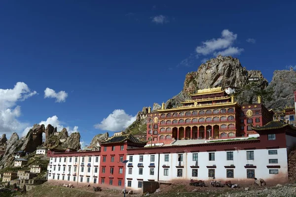 Lamaserie tibetane Zizhusi — Foto Stock