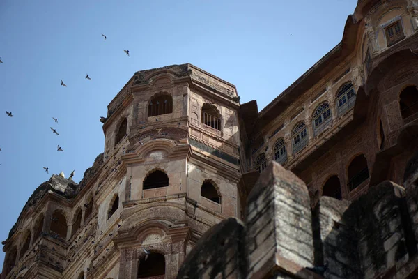 Paisaje del antiguo castillo en la India — Foto de Stock