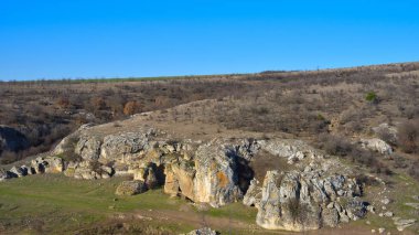 Dobruja Gorges sonbahar peyzaj