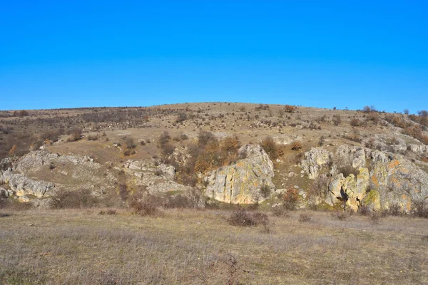 Gorges de Dobruja dans le paysage d'automne — Photo