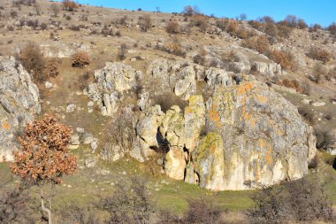 Dobruja Gorges sonbahar peyzaj
