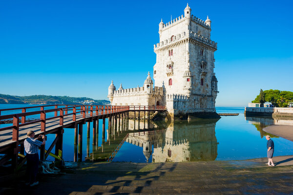 Belem Tower on the Tagus river