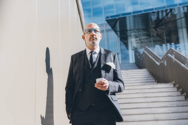 işadamı City ile smartphone 