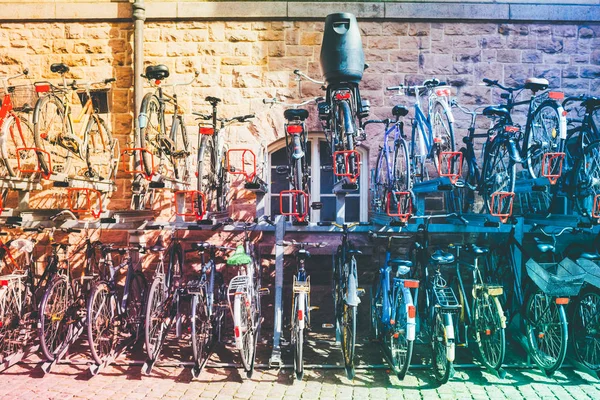 Viel Fahrrad in Kopenhagen — Stockfoto