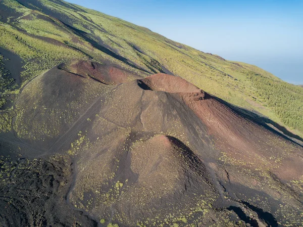 Etna, sopečná krajina — Stock fotografie