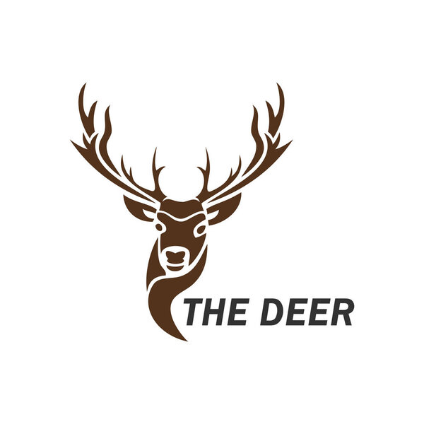 Силуэт оленя
