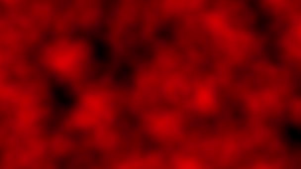 Röd Klump Flytande Fokus Abstrakt Vetenskap Mysterium Bakgrund Pulserande Och — Stockvideo