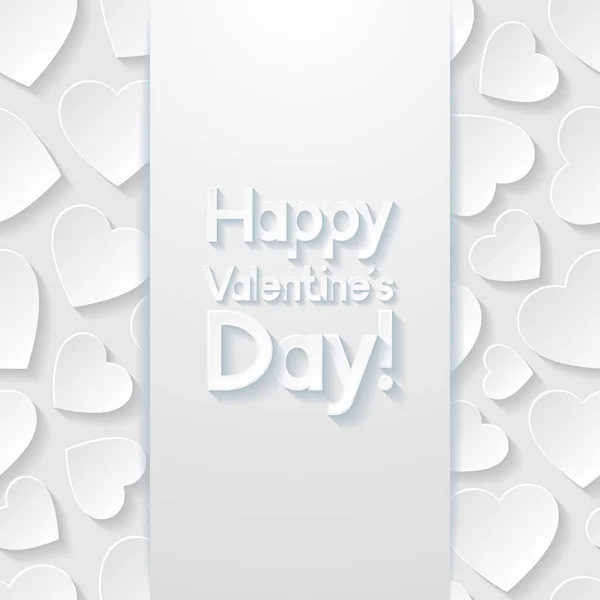Valentines day greeting card — Stock Vector