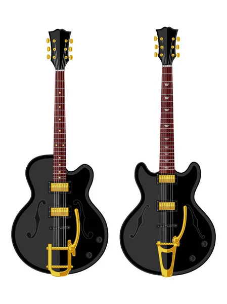 Vintage elektriske guitarer – Stock-vektor