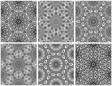 Geleneksel süsleme ile sorunsuz çiçek desenleri