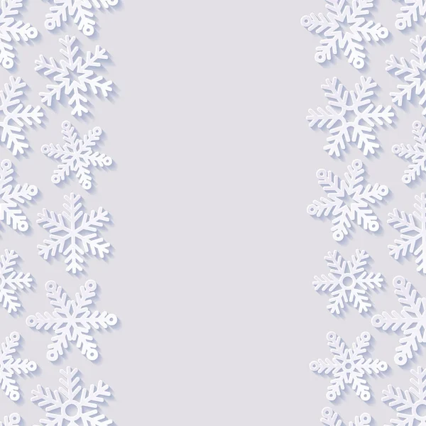 Αφηρημένο φόντο με νιφάδες χιονιού — Διανυσματικό Αρχείο