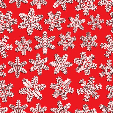 Kar taneleriyle kusursuz desen