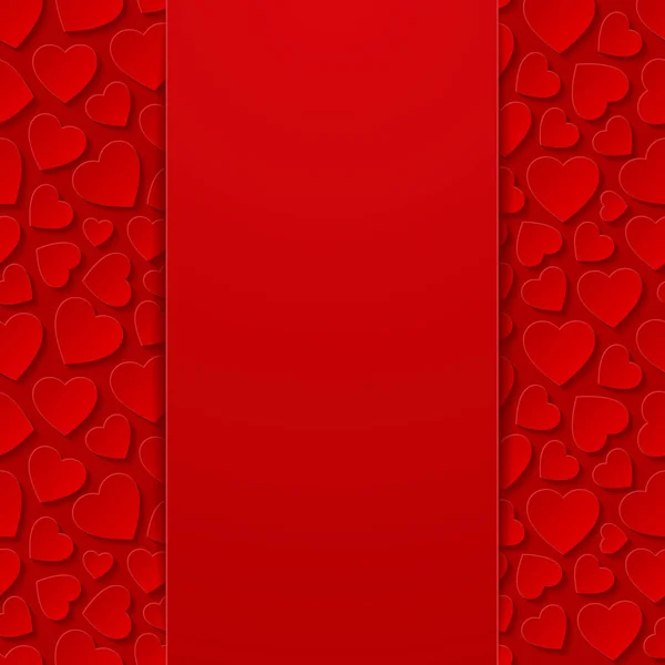 Abstract background with hearts — Stock Vector