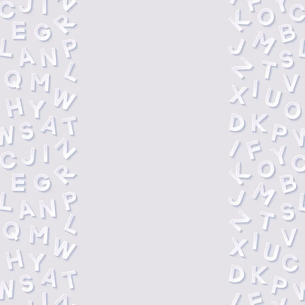 Fond abstrait avec alphabet — Image vectorielle