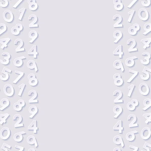 Abstrakter Hintergrund mit Zahlen — Stockvektor