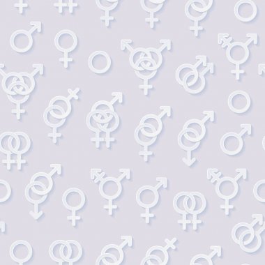 Cinsellik sembolleri ile Seamless Modeli