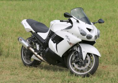Park büyük Metal yeşil Kawasaki Zx14 / Ninja Zx-14 1441 cc mot