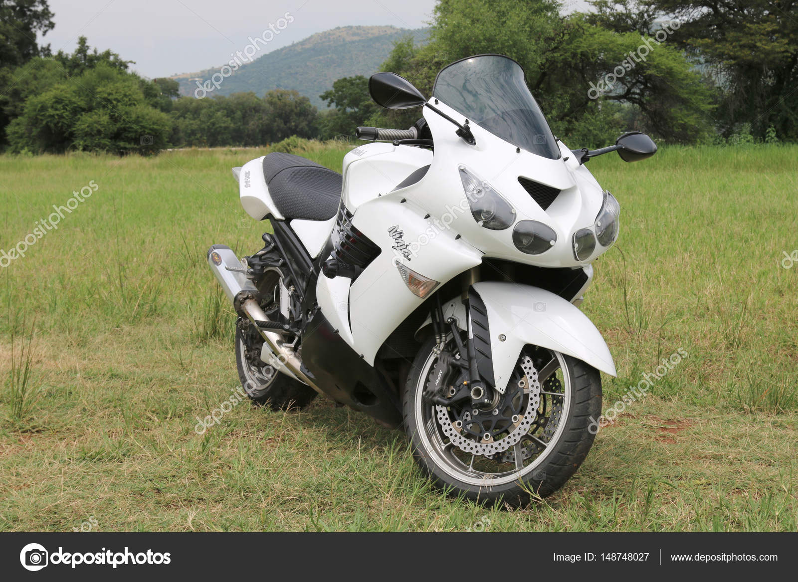 grün Kawasaki ZX-12R
