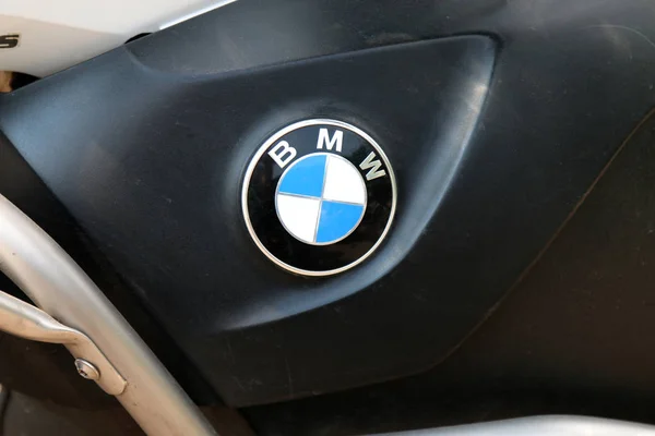 Emblem av Bmw motorcykel på årliga massa Ride — Stockfoto