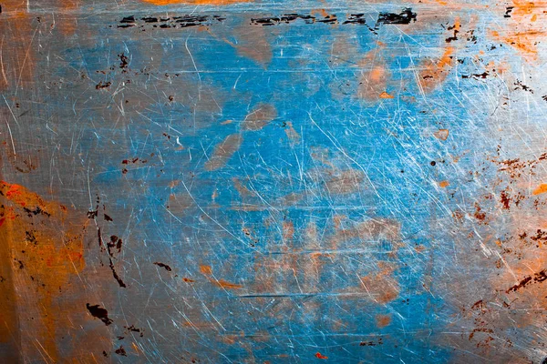 Colored scratched metal — Stock Photo, Image