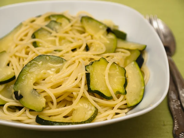 Spaghetti alla Nerano — Stock Photo, Image