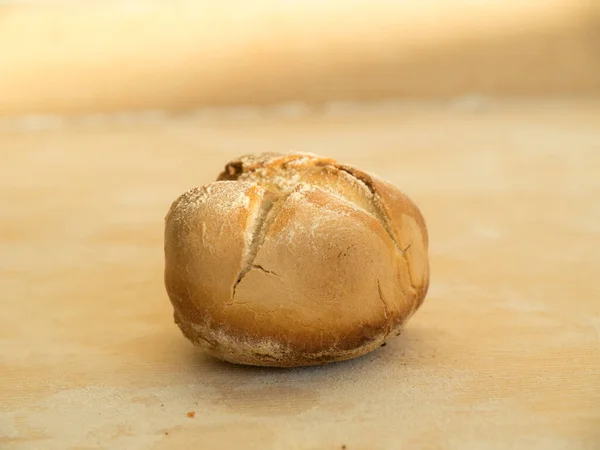 Utsikt Över Nybakad Liten Rulle — Stockfoto