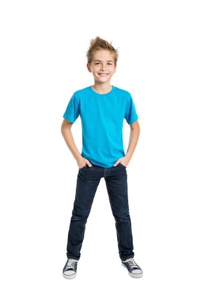 Portrait of happy joyful beautiful boy — Stock Photo, Image