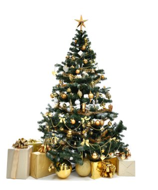 Yeni yıl 2018 golder patchwork süsleme yapay yıldız kalpleri ile Noel ağacı hediyeleri 