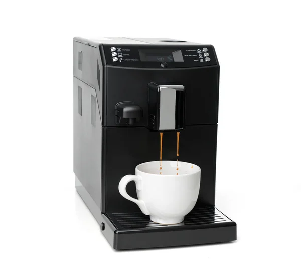 Máquina de café expresso e americano — Fotografia de Stock