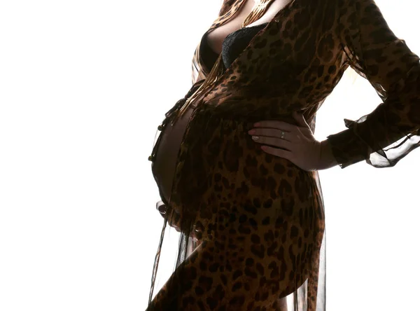 Aspettativa di maternità incinta concetto close up immagine di gravidanza — Foto Stock