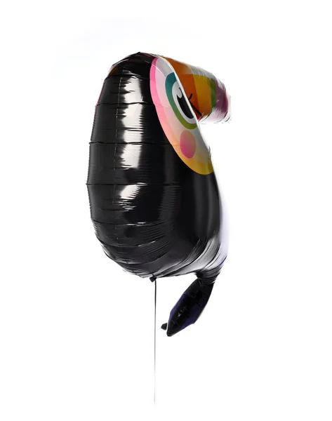 Single toucan bird inflatable balloon object for child birthday party — Stock Photo, Image