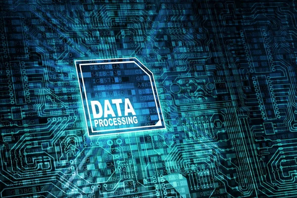 Data Processing Concept — Stock Photo, Image