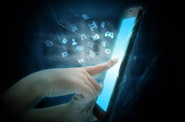 Internet üzerinde akıllı telefon genel kavram