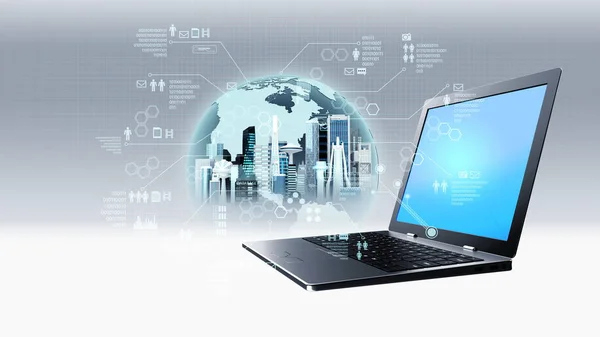 Internet information technology concept — Stock Photo, Image