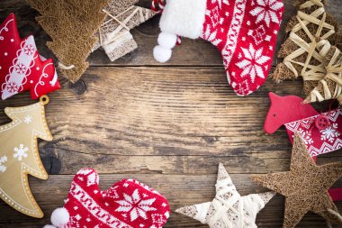 Noel şenlikli süslemeleri.